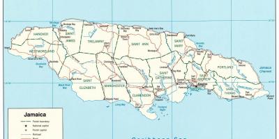 Jamajški zemljevid
