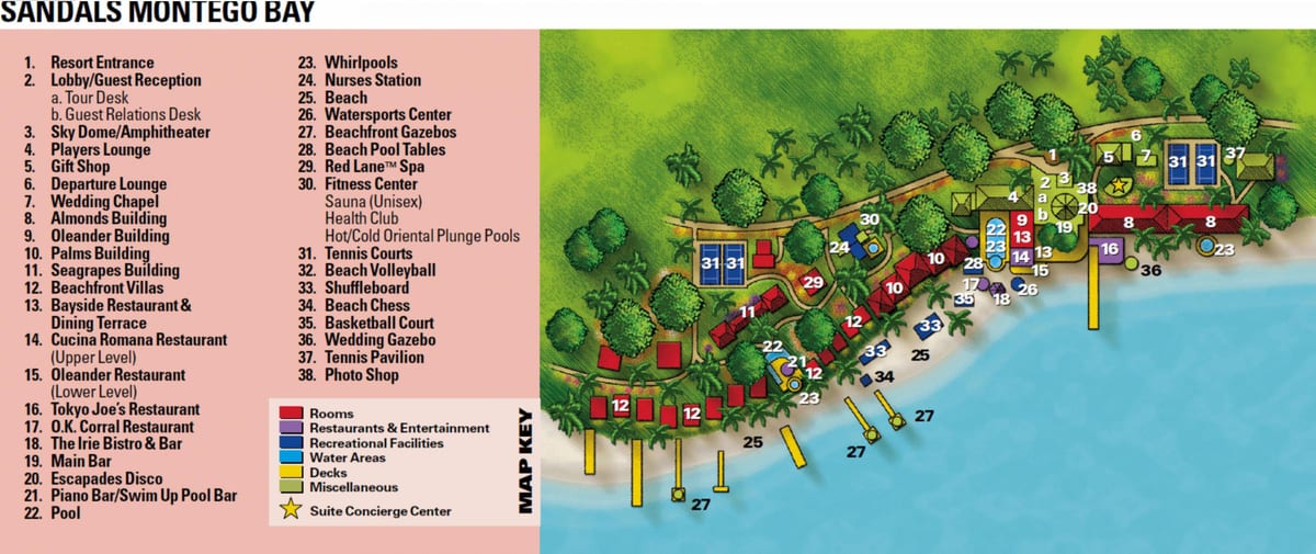 jamajka resort zemljevid montego bay