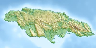 Zemljevid 3d jamajka